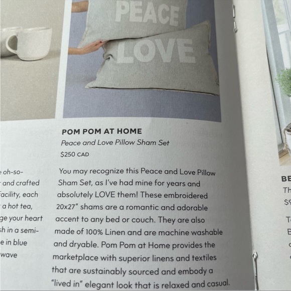 Jilly Box Peace & Love shams - Picture 2 of 5